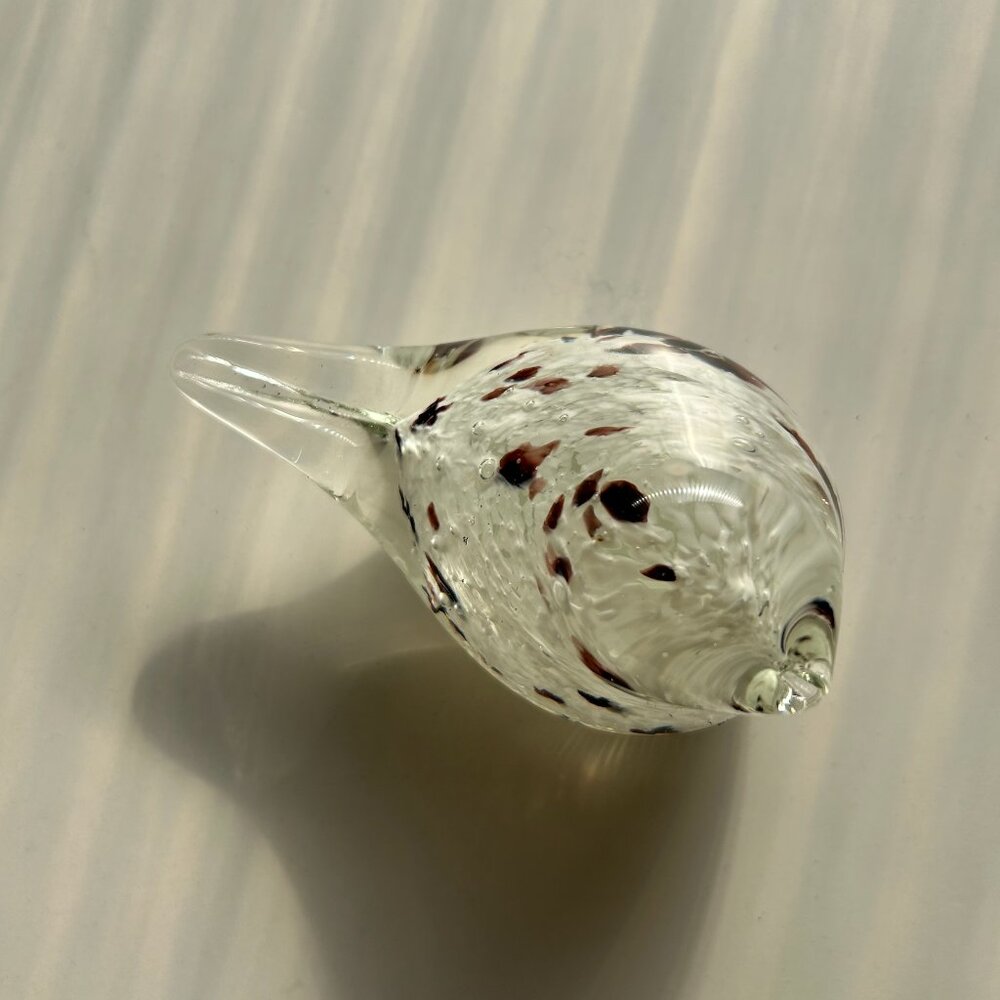 SOLD Glass Bird Sculpture - Picture 3 of 4